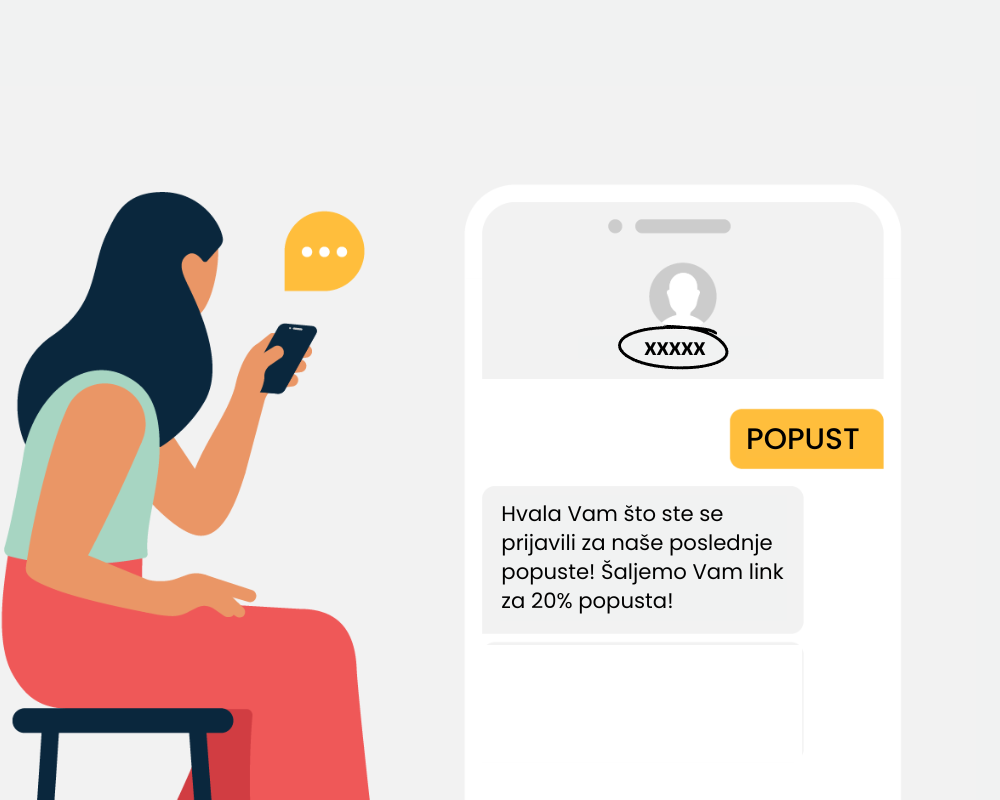 premium sms popust primer